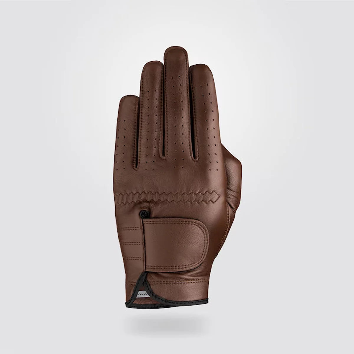 Cognac cabretta golf glove