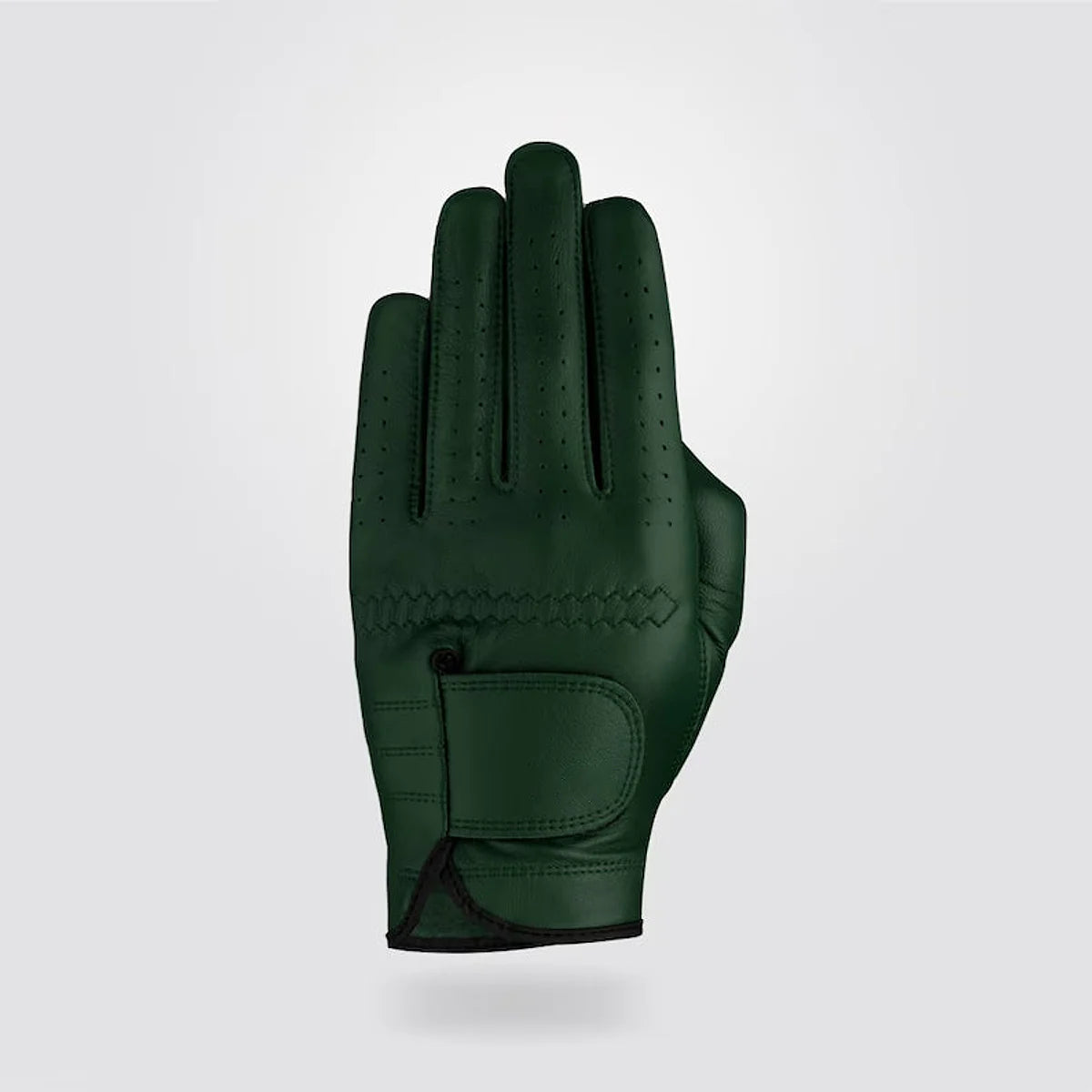 Green cabretta golf glove