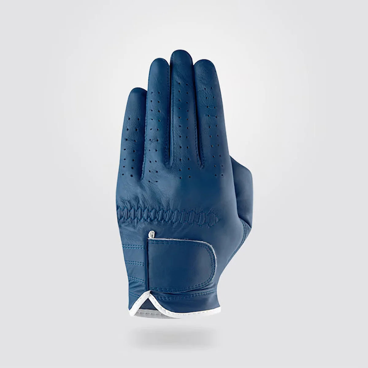 Navy cabretta golf glove